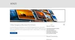 Desktop Screenshot of bonzo.com